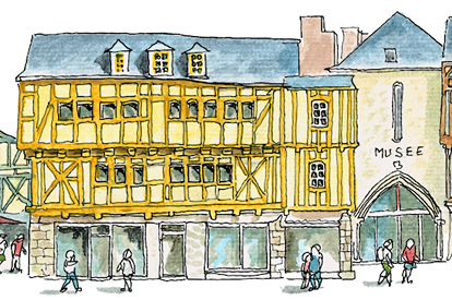 Tableau Place Saint-Pierre Vannes