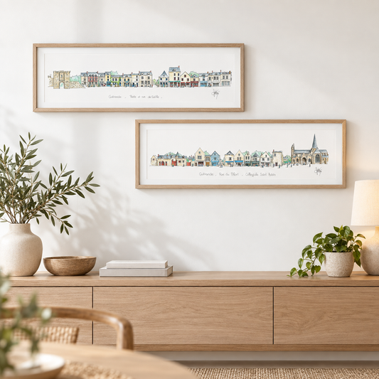 Accrocher un tableau panoramique : les bons repères pour un mur vraiment harmonieux