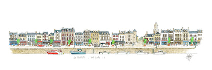 Aquarelle des quais du Croisic 2/2 – Gérard Lusteau - Ligne 42