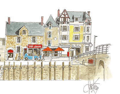 Tableau le Port du Pouliguen - 1/2 - Ligne 42