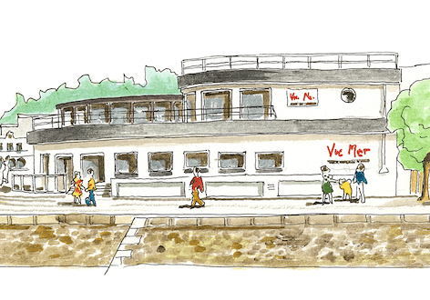 Tableau le Pouliguen - Plage du Nau - Ligne 42