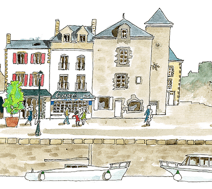 Tableau le Croisic - Les quais 2/2 - Ligne 42