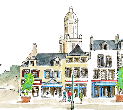 Tableau le Croisic - Les quais 2/2 - Ligne 42
