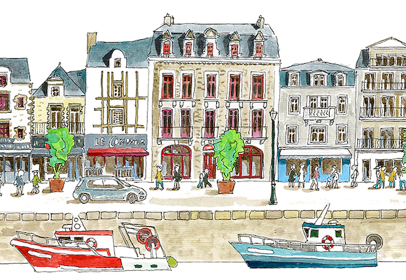 Tableau le Croisic - Les quais 2/2 - Ligne 42