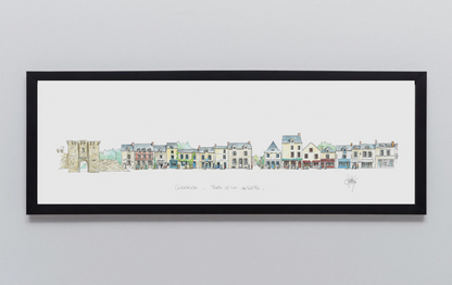 Tableau, aquarelle, Gérard Lusteau, guerande, cadeau, artiste, paysages, aquarelle originale, idée décoration, décoration, idée cadeau, presqu'ile guerandaise