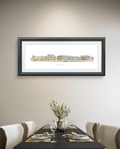 Tableau, aquarelle, Gérard Lusteau, le Pouliguen, cadeau, artiste, paysages, aquarelle originale, idée décoration, décoration, idée cadeau, presqu'ile guerandaise