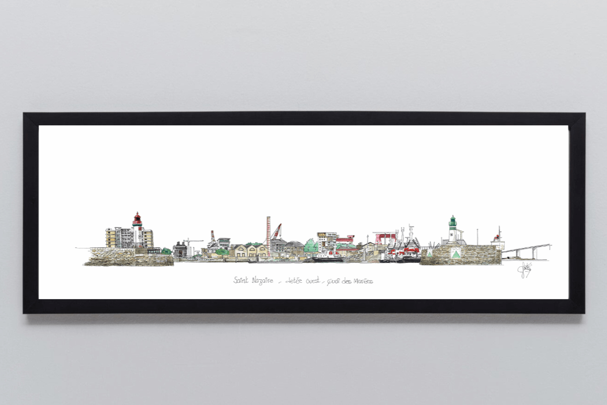Tableau Saint-Nazaire Jetée des marées Ouest - Ligne 42